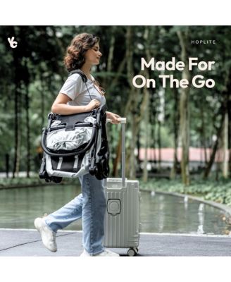 HopLite Ultralight Compact Lightweight Baby Stroller For Airplane – Travel Stroller for Newborn from Birth to 55 lbs, Jet Black