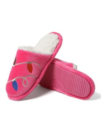 Cozyfoams Women's Holiday Novelty Scuff Slipper with Gift Bag