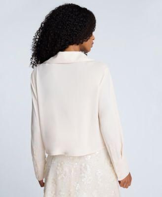 Women's Drape Front Pull-On Shirt