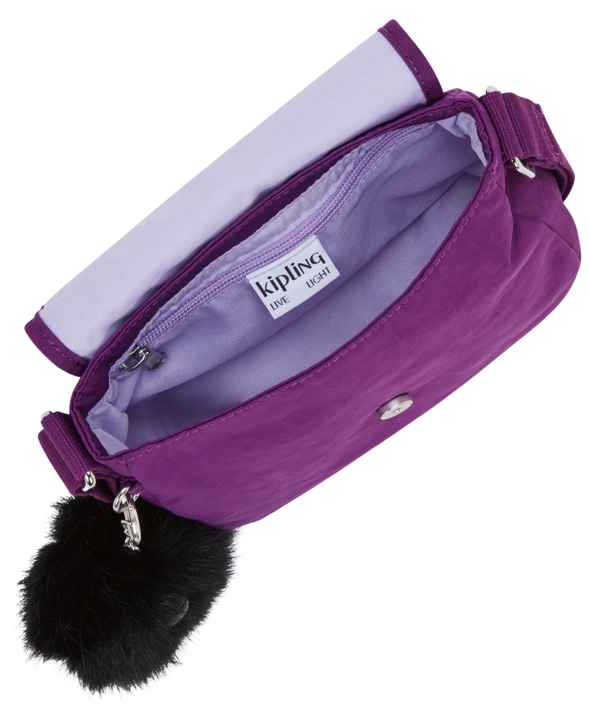 Kipling Sabian Mini Crossbody Bag In Purple