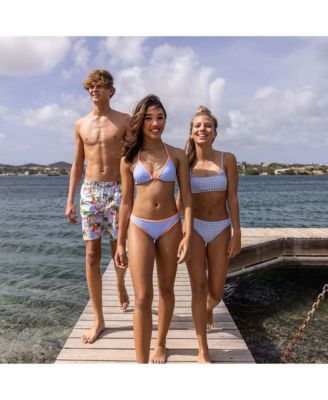 Big Girls Seaside Gingham Teen Crop Bikini