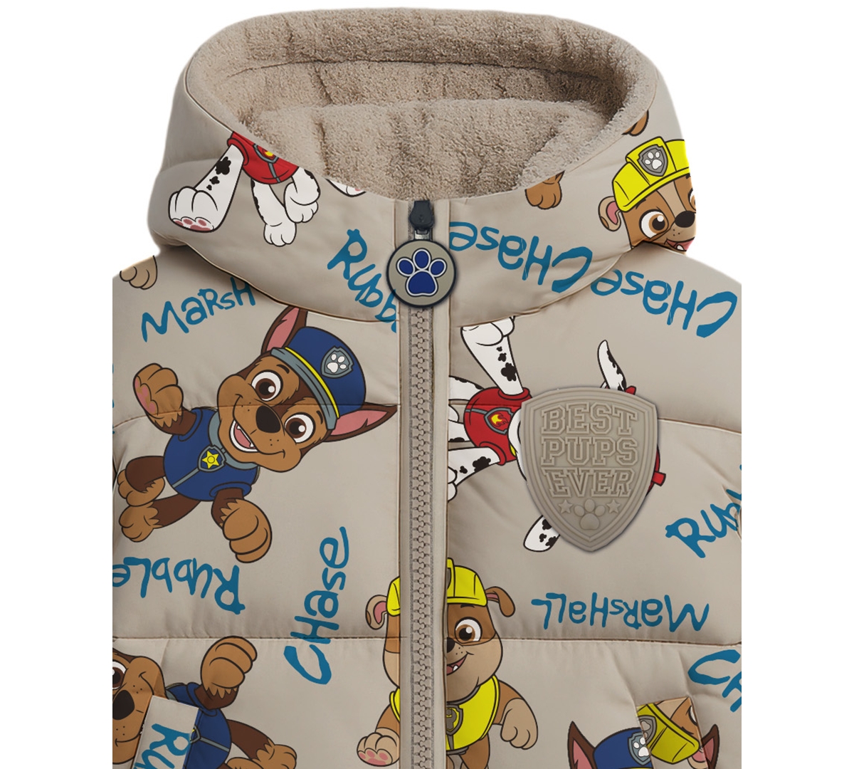 Paw Patrol Boys 2T-7 Printed Puffer Jacket