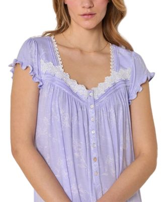 Women's Sweetheart Neck Printed Nightgown