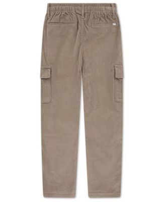 Boys' Baggy Relaxed-Fit Corduroy Cargo Pants