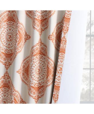 Henna Emblem Room Darkening Curtain