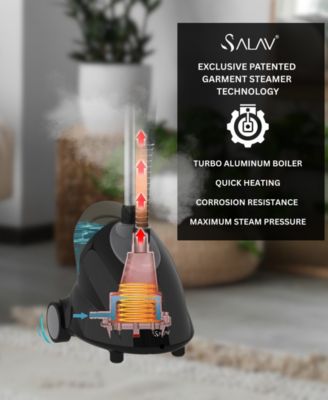 Smart Auto Off Upright Garment Steamer with Wheels and Descaler Maintenance Packet