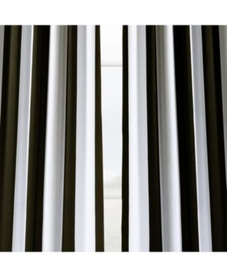Awning Striped Room Darkening Curtain