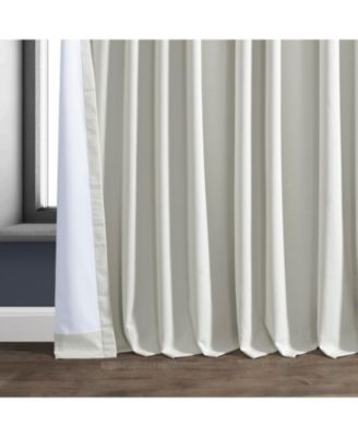 Extra Wide Performance Linen Hotel Blackout Curtain