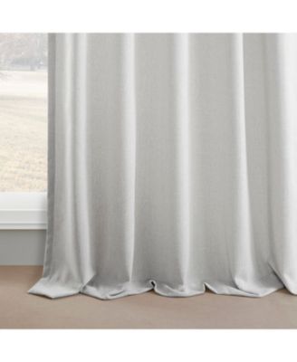 Simply Faux Linen Light Filtering Curtain Pair (2 Panels)