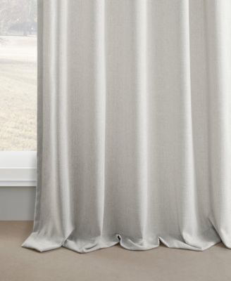 Simply Faux Linen Light Filtering Curtain Pair (2 Panels)