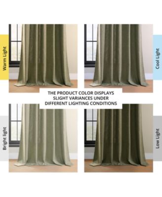 Simply Faux Linen Light Filtering Curtain Pair (2 Panels)