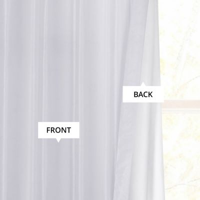 Ruched Vintage Textured Faux Dupioni Silk Curtain