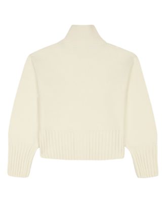 Girls 7-16 Stripe Long-Sleeve Cable Sweater