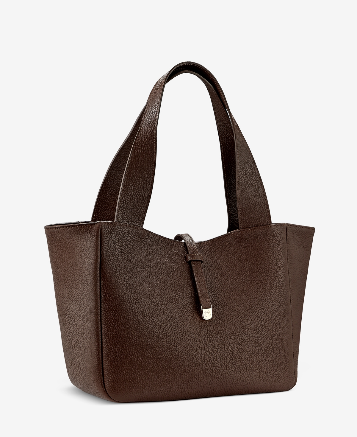 Gigi New York Mercer Leather X-large Tote Bag In Brown