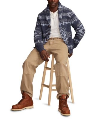 Men's Shawl Collar Cardigan Sweater