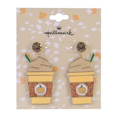 Pumpkin Spice Latte Earrings