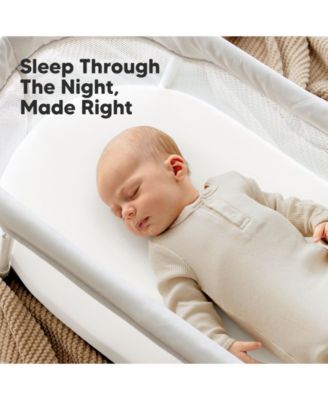 Bassinet Sheet for Baby Girls, Boys, 2-Pack Soothe Bassinet Fitted Sheets, Bedside Bassinet Mattress Sheet