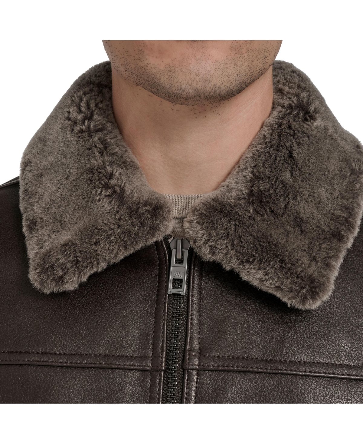 Andrew Marc Black Label Men's Hedland Leather Jacket