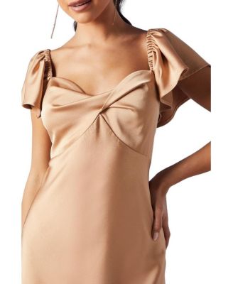 Women's Angel Sleeve Bridesmaid Dress