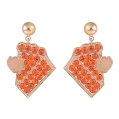 Stone Pumpkin Pie Earrings