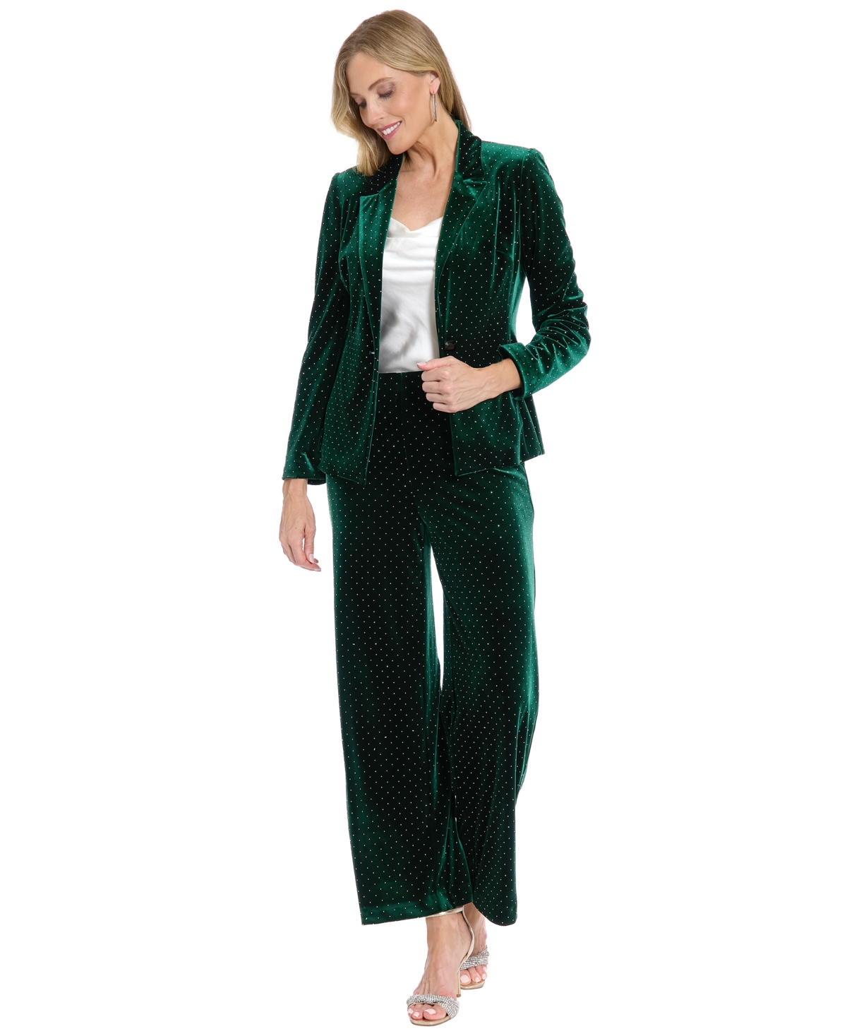 Muse Women's Clean Waistline Velvet Straight Leg Pants In Black