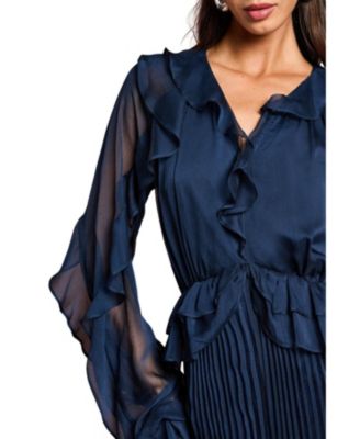 Women's Soft Chiffon Frill Jumpsuit