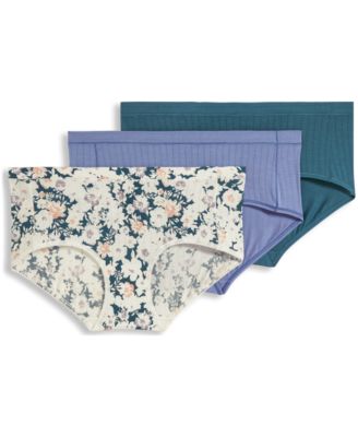 Women's Moderate Coverage 3-Pack Soft Touch Breathe Hipster Panty