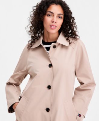 Women's Single-Breasted Raincoat