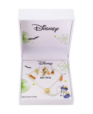 Minnie Mouse Crystal Adjustable Charm Bolo Bracelet