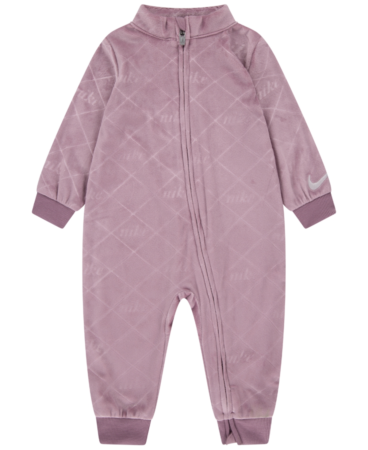 Nike Baby Girls Velour Monogram Coverall