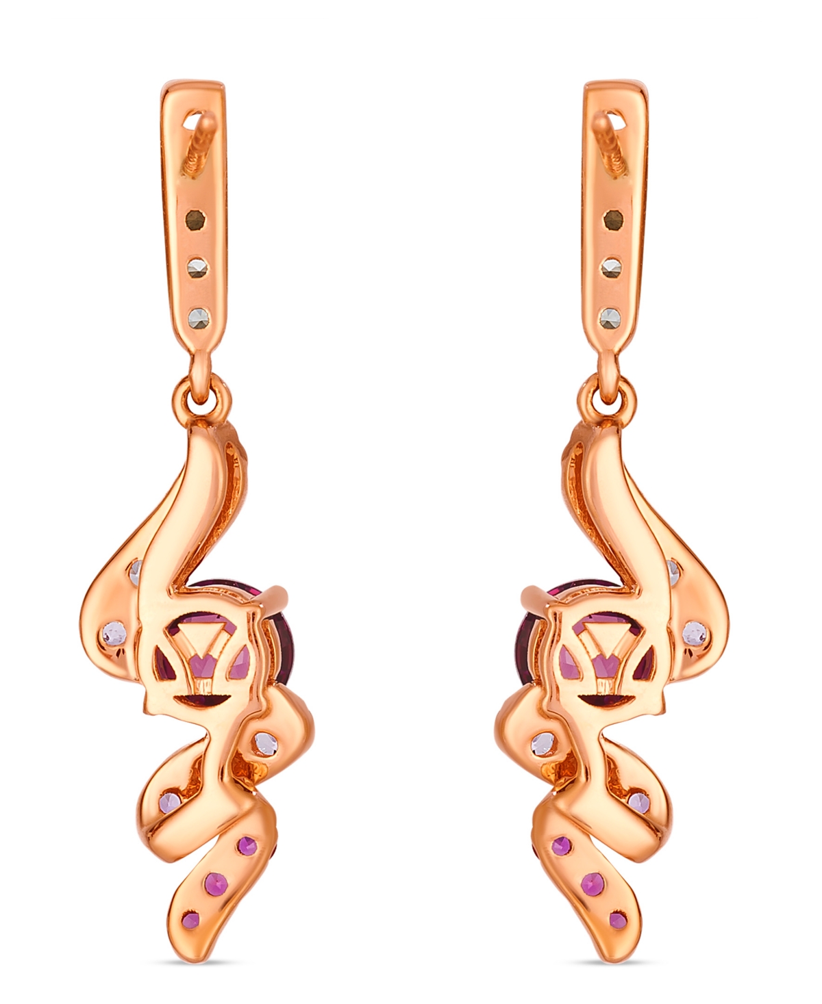 Le Vian Multi-stone Ombre Earrings (2.06 Ct. T.w.) In 14k Strawberry Gold In Gold