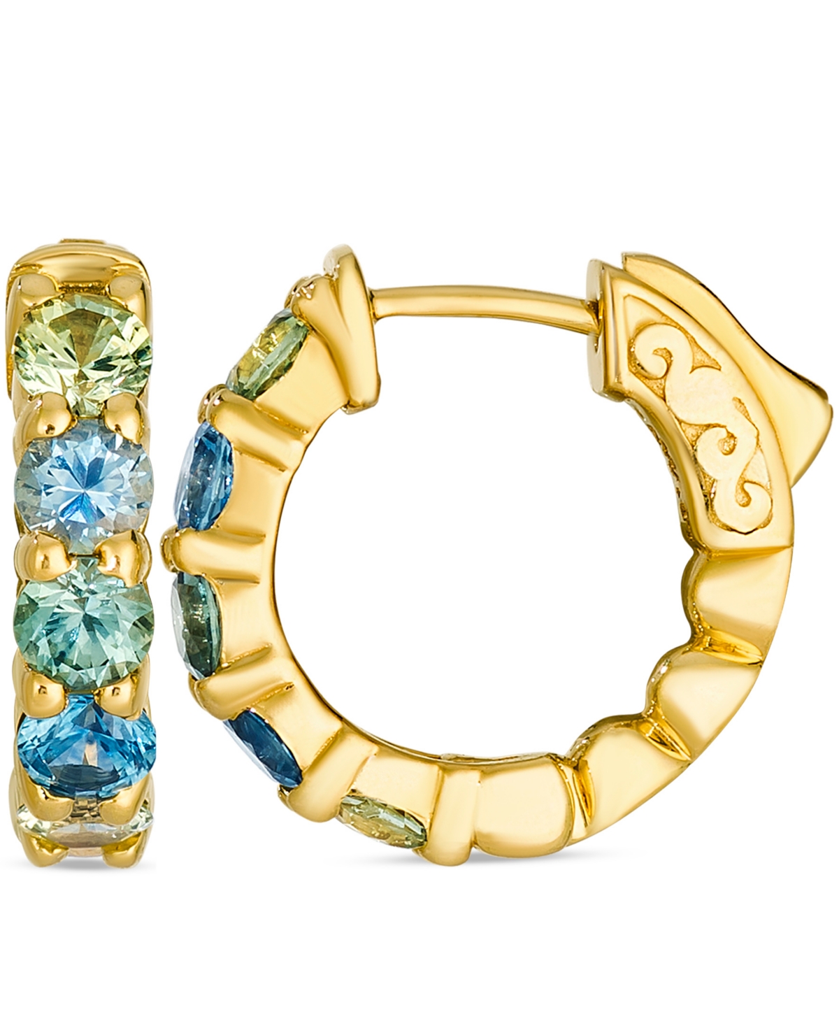 Le Vian Montana Sapphires (1.80 ct. t.w.) Hoop Earrings in 14K Honey Gold