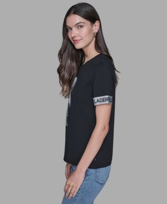 Women's Logo Detail Short-Sleeve T-Shirt
