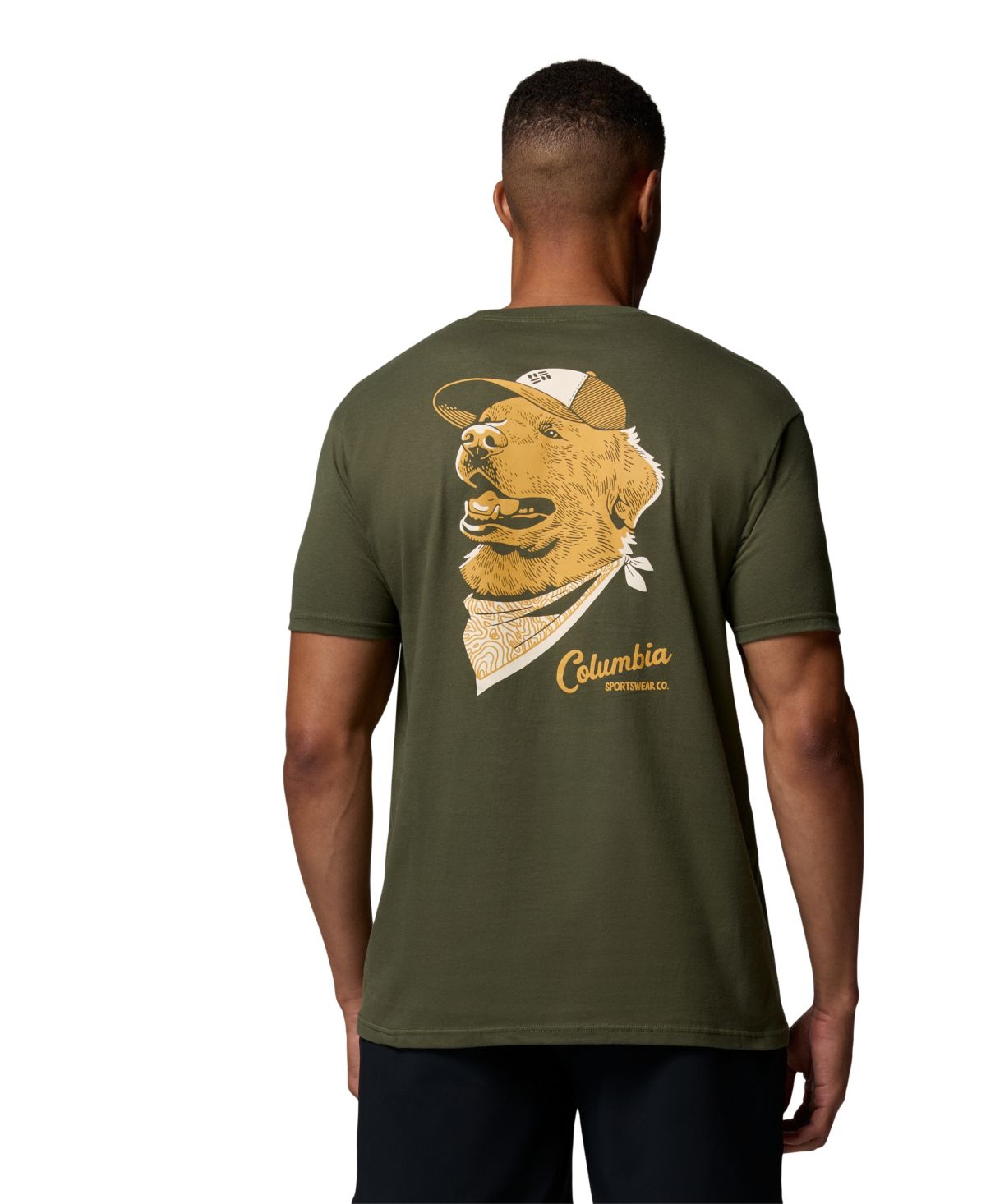 Мужская футболка с коротким рукавом и рисунком