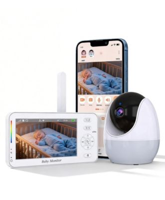 1080P Dual-Mode Baby Monitor with Two-Way Talk, Auto Tracking, Night Vision & Cry Alert