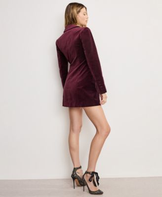 Women's Velvet Executive Dress, Regular and Plus Size