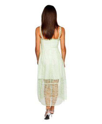 Women's Runway Lace Detail Maxi Dress