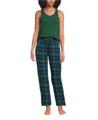 Women's Brushed Cozy Waffle Jersey 3 Piece Pajama Set - Tank Top Pant and Robe