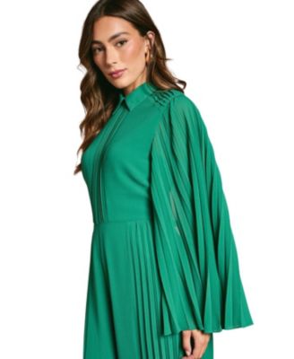 Women's Pleat Wide Leg Jumpsuit