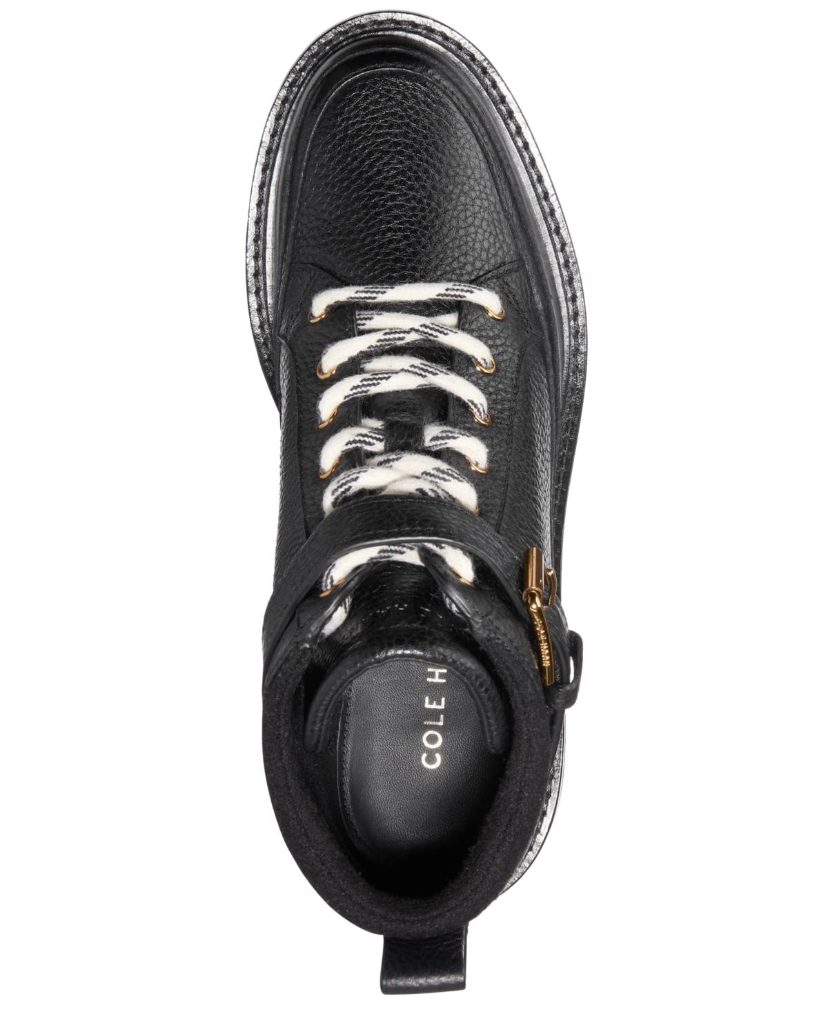 Cole Haan Women's Shibley Waterproof Lace Up Booties In Black