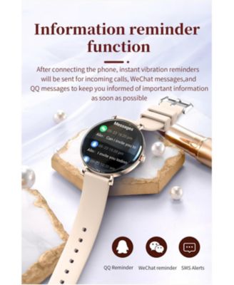 Ultra-thin 1.43" AMOLED Smart Watch With Bluetooth Calling, Health Monitoring,Female Physiological Cycle for Women - Gold