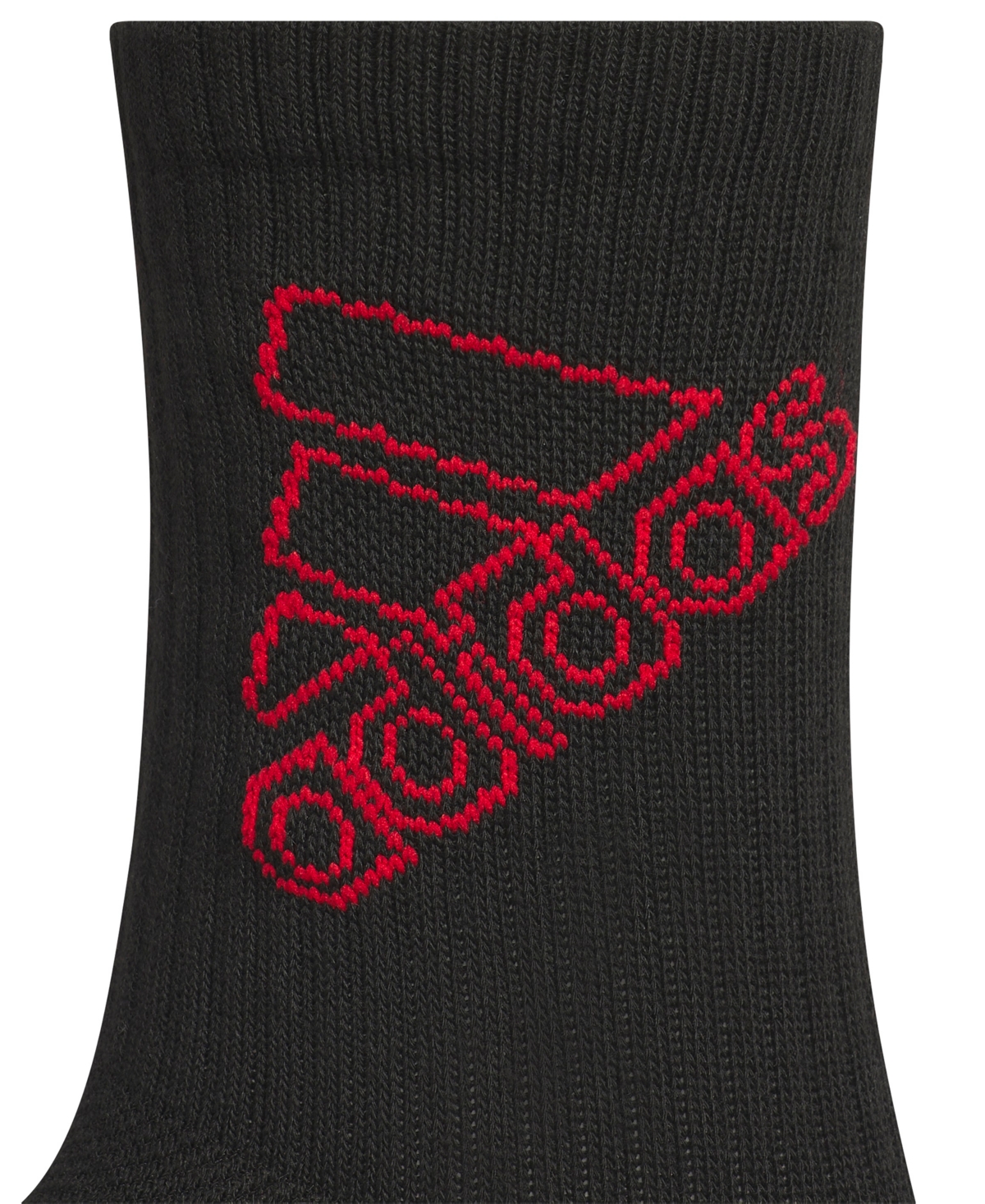 adidas Boys 2-5 Cushioned Mixed 2.0 Crew Socks, 6-Pack