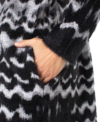 Women's Long-Sleeve Open Front Sweater Coat