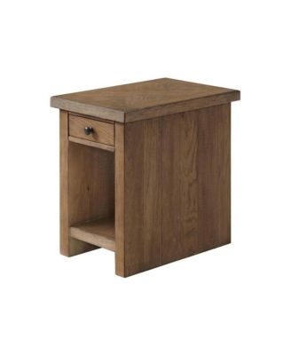 16"" x 24"" Chairside Table in Weathered Oak