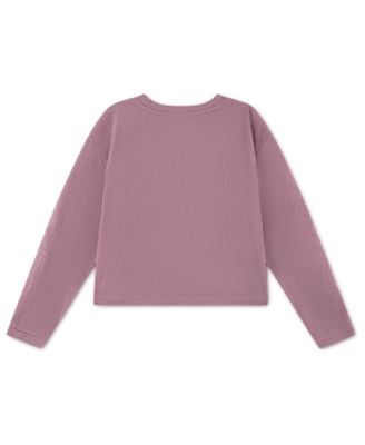 Girls 7-16 Embroidered Long-Sleeve T-Shirt