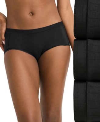 Women's Moderate Coverage 3-Pack Soft Touch Breathe Hipster Panty