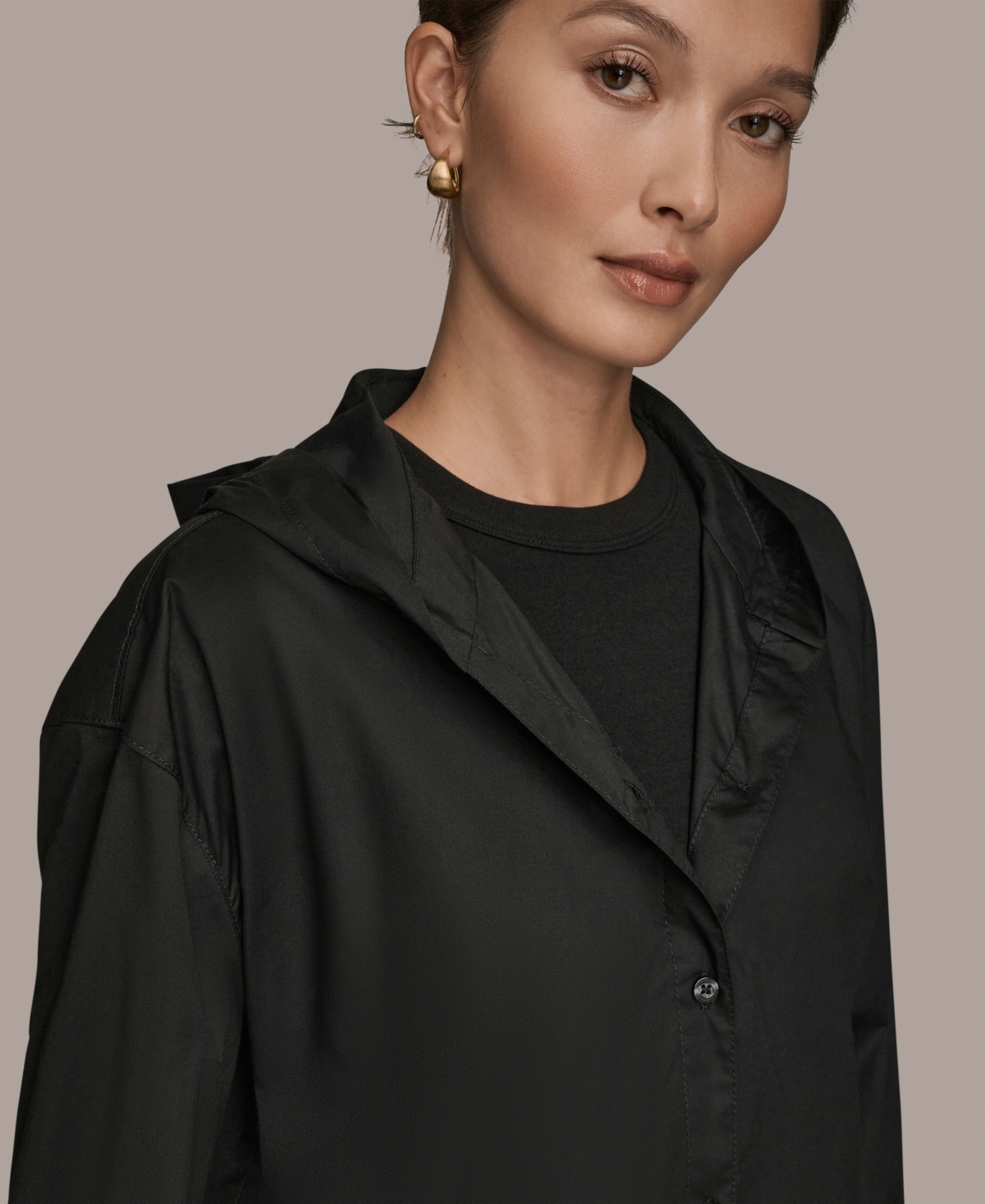 Donna Karan Weekend Women's Long-Sleeve Hooded Jacket