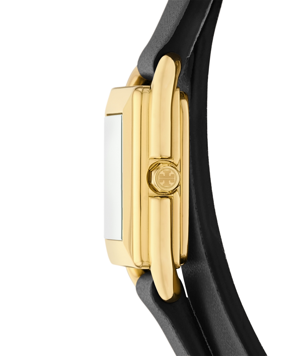 Tory Burch Small Kira Double Wrap Watch In Black