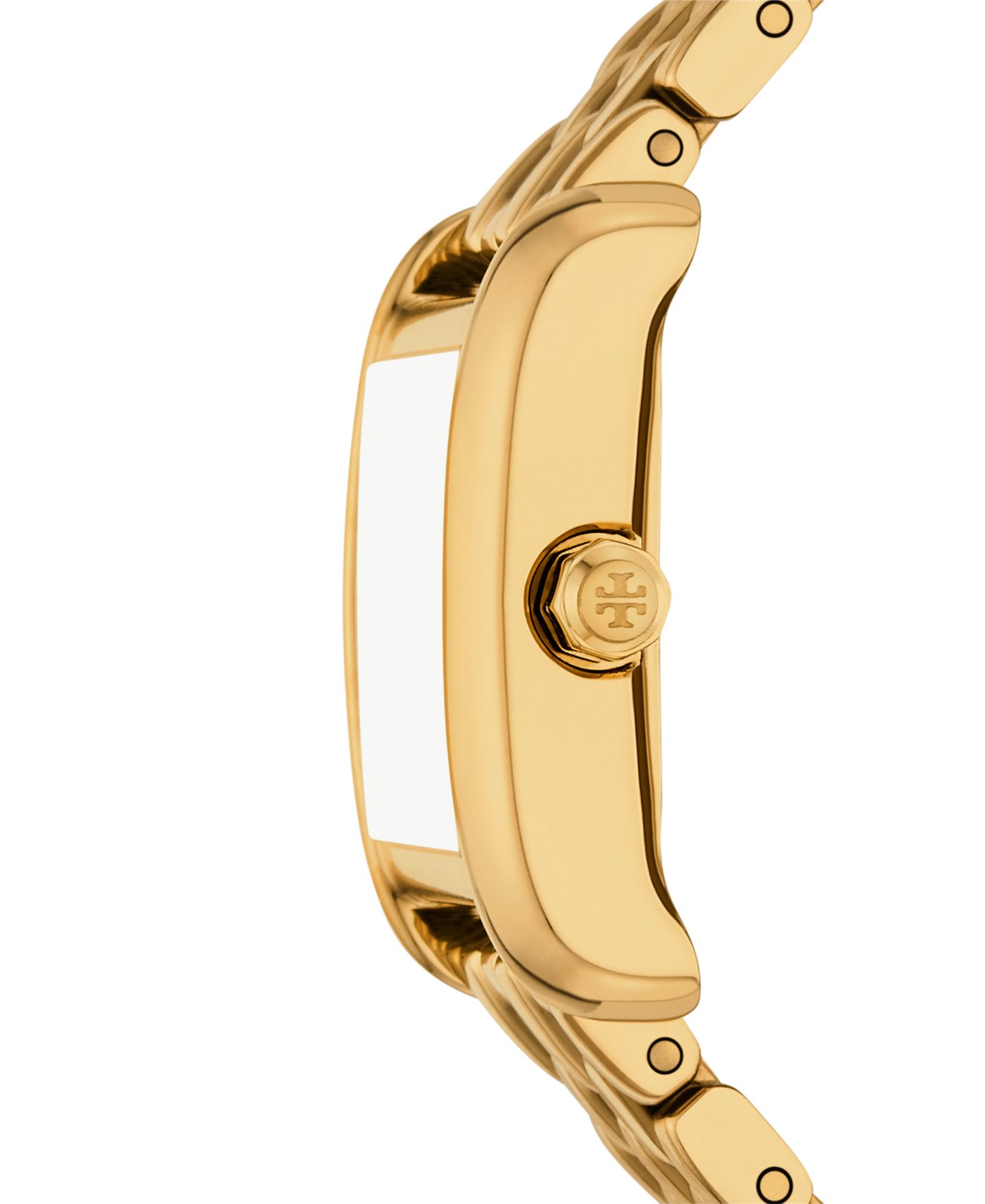 Женские часы Tory Burch The Eleanor Mini Quartz Two-Hand Gold Stainless Steel, 18mm — фото 2