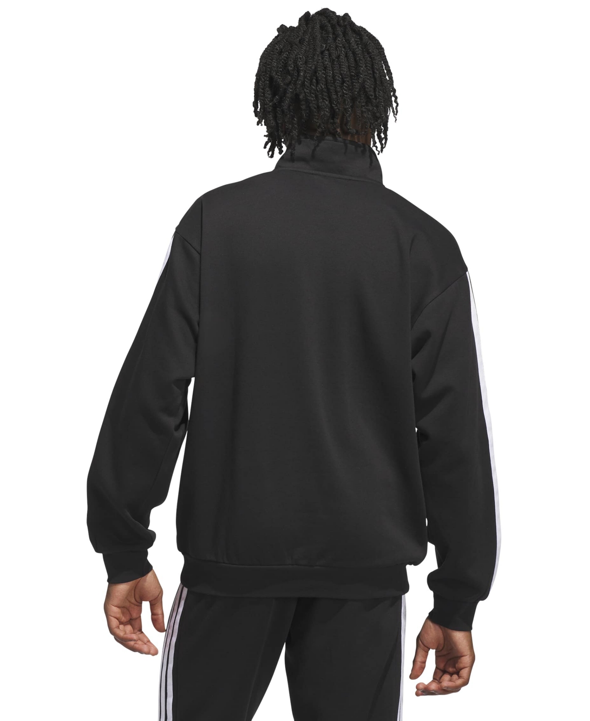 adidas Men's 3-Stripes Pull-On Sweatshirt